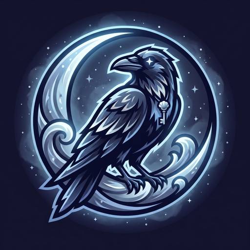 Rook, the moonlit raven